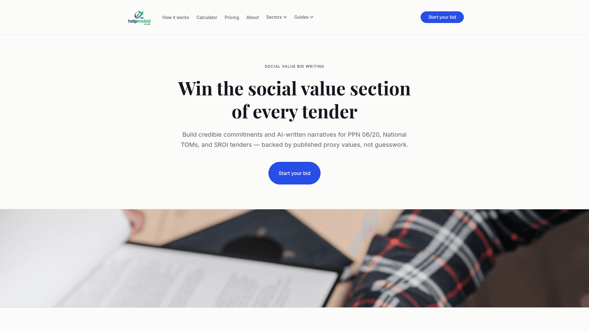 HelpMeBid.co.uk website screenshot